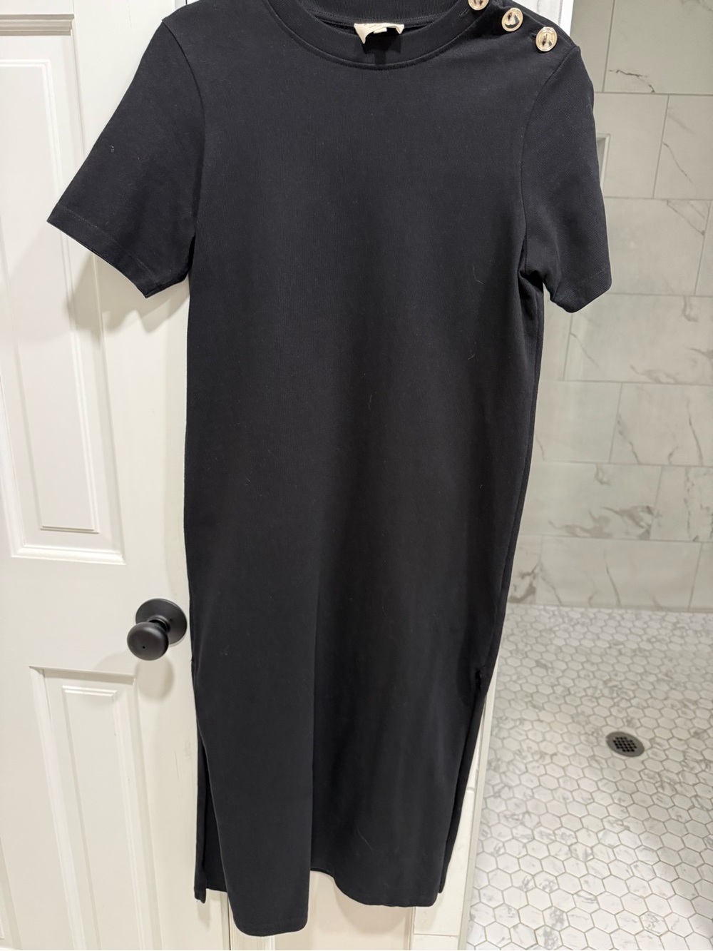 Sezane Emy Dress Black